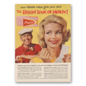 1959 Praise Soap Print Ad | Bright Look Health
