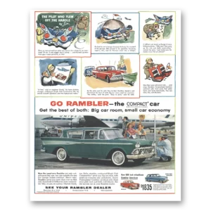 1959 Rambler Print Ad | United Air