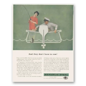 1959 Republic Steel Print Ad | Row