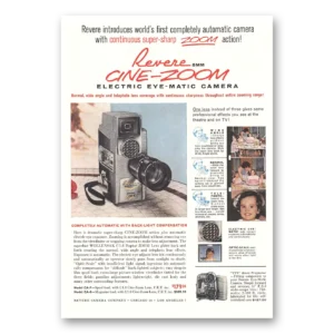 1959 Revere Camera Print Ad | Eye Matic