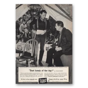 1959 Rheingold Beer Print Ad | William Holden
