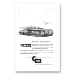 1959 Rohr Aircraft Print Ad | Packaging Job