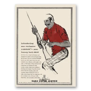 1959 Saks Fifth Avenue Print Ad | Sakslon Luxury