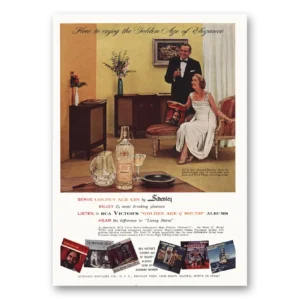 1959 Golden Age Gin Print Ad | Golden Age Sound