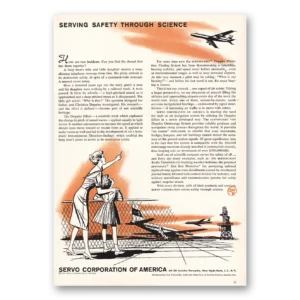 1959 Servo Corporation Print Ad | Serving Safety Through Science