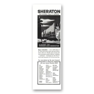 1959 French Lick Sheraton Hotel Print Ad | Indiana