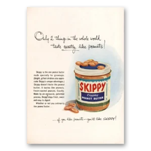 1959 Skippy Peanut Butter Print Ad | Whole World