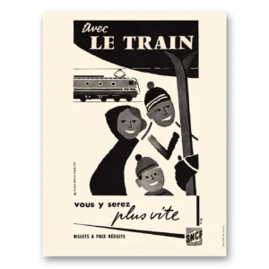 1959 SNCF Print Ad | Le Train