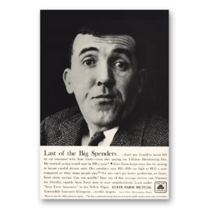 1959 State Farm Insurance Print Ad | Big Spenders