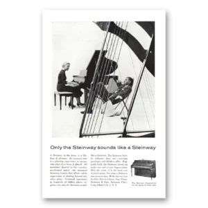 1959 Steinway Piano Print Ad | Only Steinway