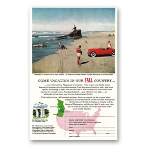 1959 Pacific Northwest Print Ad | Vacationland