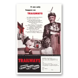 1959 Trailways Print Ad | Boat Captain
