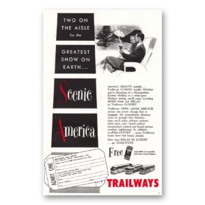 1959 Trailways Print Ad | Two Aisle