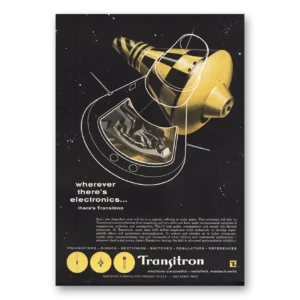1959 Transitron Print Ad | Wherever Theres Electronics