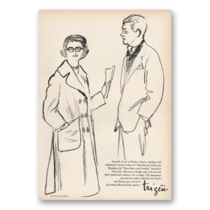 1959 Trigere Fashion Print Ad | Pauline Trigiere