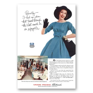 1959 Union Pacific Railroad Print Ad | No Idea