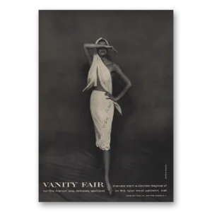 1959 Vanity Fair Undergarments Print Ad | Discreet Diagonal