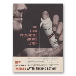 1959 Yardley After Shaving Lotion Print Ad | Shaving Lotion