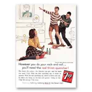 1960 7Up Print Ad | Rock Roll