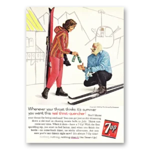 1960 7Up Print Ad | Throat Thinks