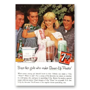 1960 7Up Print Ad | Boys Like Girls