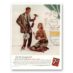 1960 7Up Print Ad | Carnegie Hall