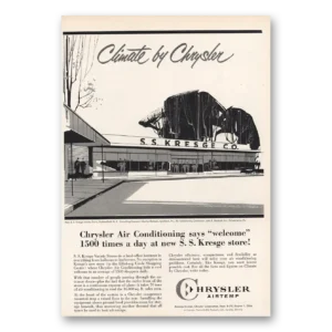 1960 Airtemp Air Conditioning Print Ad | Ss Kresege