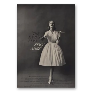 1960 Stacy Ames Print Ad | Names Ames