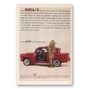 1960 Ford Print Ad | Anglia