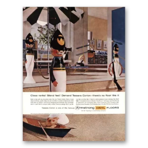 1960 Armstrong Vinyl Floors Print Ad | Tessera Corlon