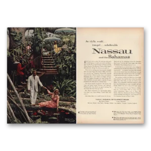 1960 Nassau Bahamas Print Ad | Tranquil