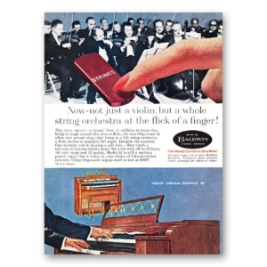 1960 Baldwin Piano Print Ad | Not Just Violin
