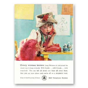 1960 Bell Telephone Print Ad | Every Woman