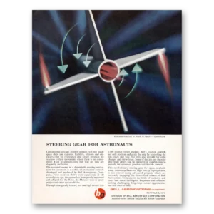 1960 Bell Aerosystems Print Ad | Astronauts
