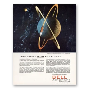 1960 Bell Aircraft Print Ad | Engine Future