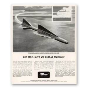 1960 Bendix Aviation Print Ad | Eagle Navys