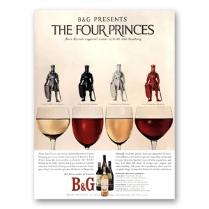 1960 B&G Print Ad | Four Princes