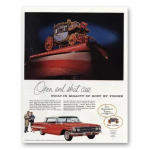 1960 Body by Fisher Print Ad | Open Shut Case
