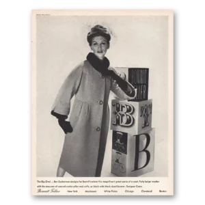 1960 Bonwit Teller Print Ad | Ben Zuckerman