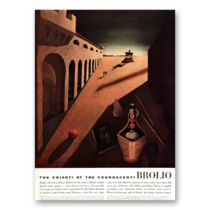 1960 Brolio Chianti Print Ad | Chianti Cognoscenti