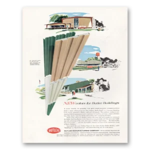 1960 Butler Manufacturing Print Ad | New Colors