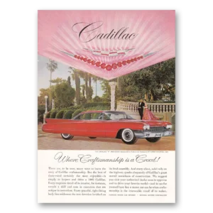 1960 Cadillac Print Ad | Craftsmanship