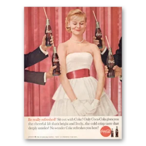 1960 Coca Cola Print Ad | Dance