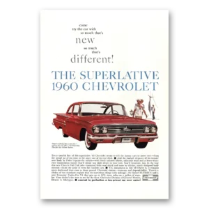 1960 Chevrolet Bel Air Print Ad | Superlative