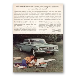 1960 Chevrolet Bel Air Print Ad | Knows You Like