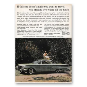 1960 Chevrolet Bel Air Print Ad | Want To Travel