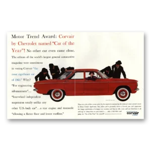 1960 Chevrolet Corvair Print Ad | Motor Trend