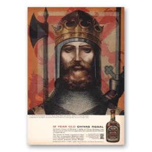 1960 Chivas Regal Print Ad | Alfred D Crimi