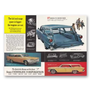 1960 Chrysler Corporation Print Ad | Kid Cargo