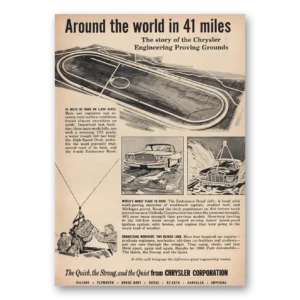 1960 Chrysler Corporation Print Ad | Around World